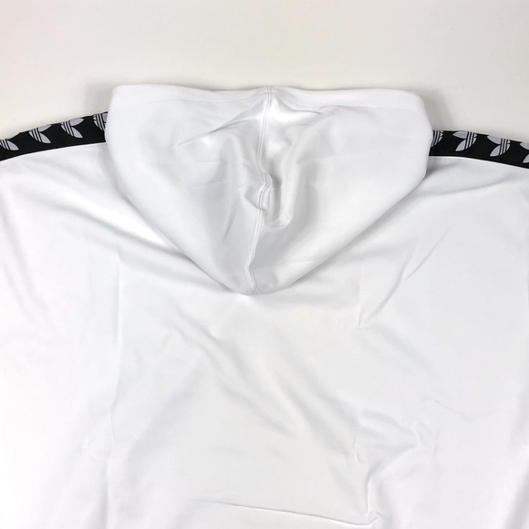 Rare Adidas Originals TNT Trefoil Logo Tape Hoodie - Picture 10 of 11